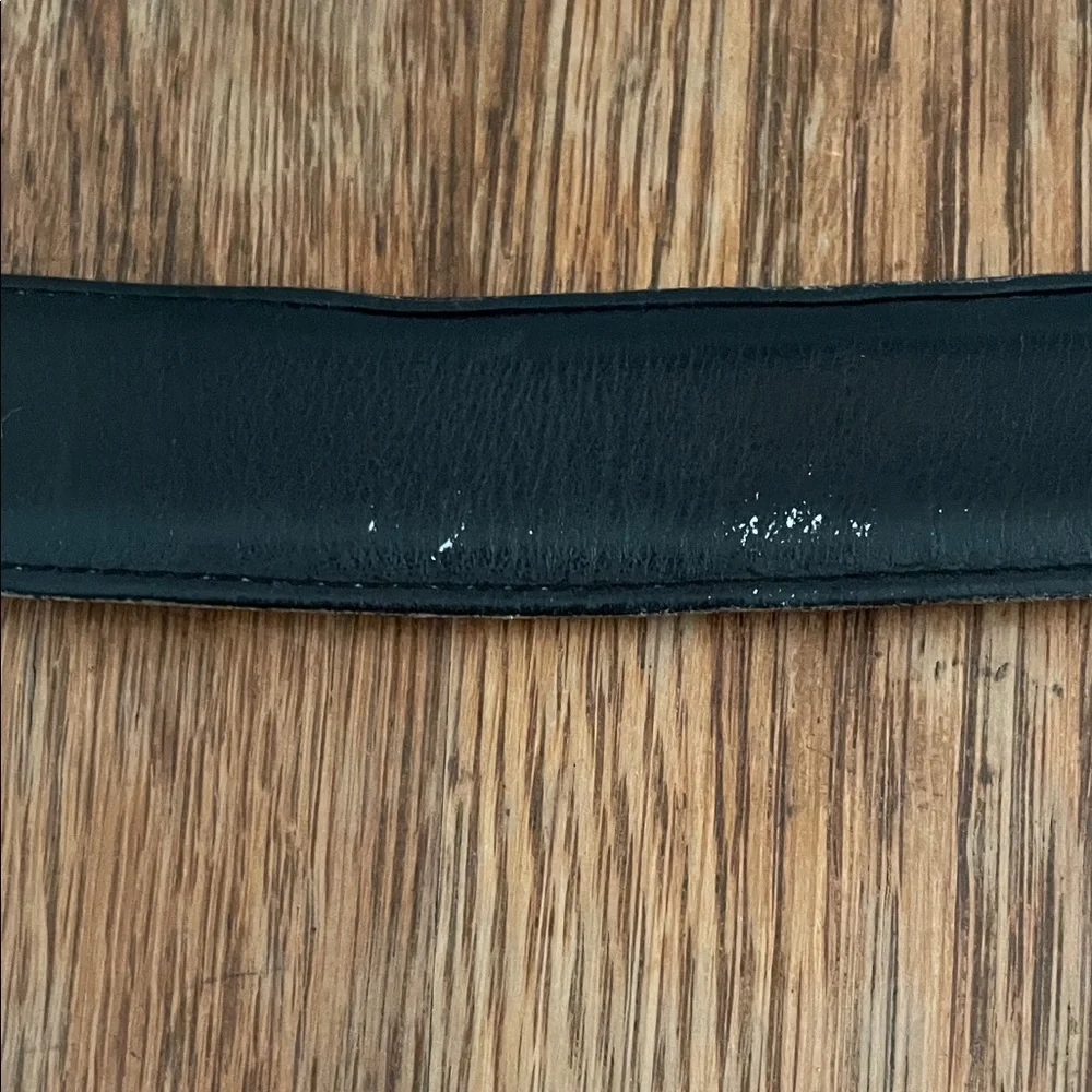 Vintage Coach Glove Tanned Cowhide Belt Solid Brass -- Size 40